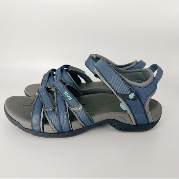 Teva Women's Tirra Blue Grey Black Bering Sea Sport Hiking Summer Sandals 6 NEW - Picture 5 of 12